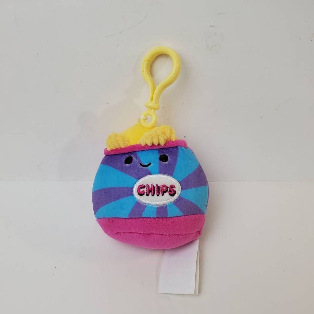 Squishmallows 3.5 Neon Junk Food Plush Clip-On Stuffed Toy